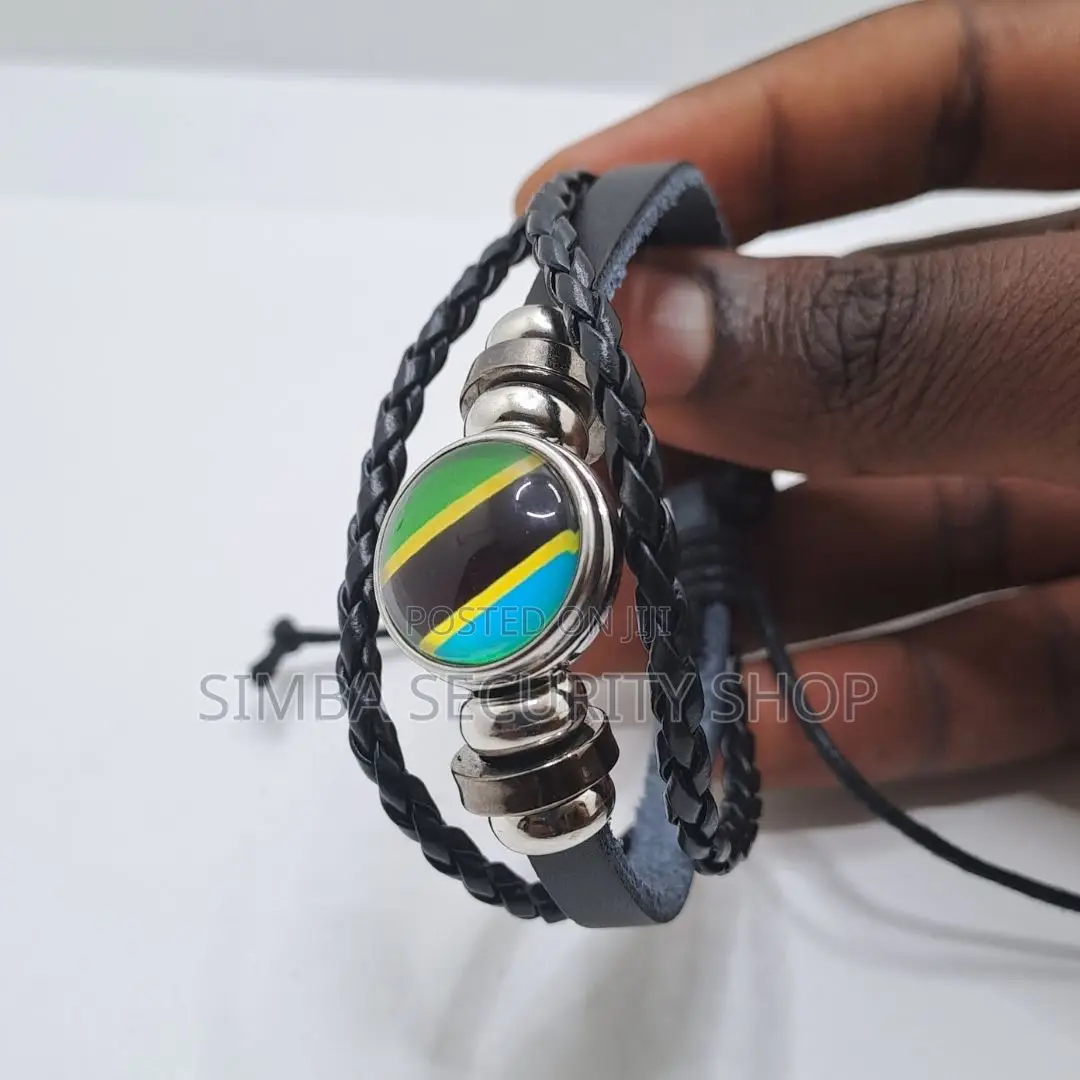 Tanzania Flag Bracelet Tanzanian Bangle Wristband Safari Gift National
