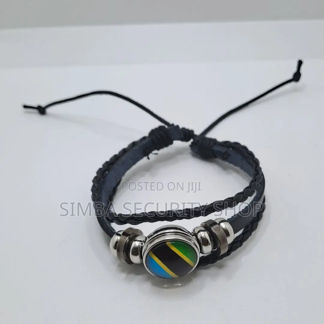 Tanzania Flag Bracelet Tanzanian Bangle Wristband Safari Gift National