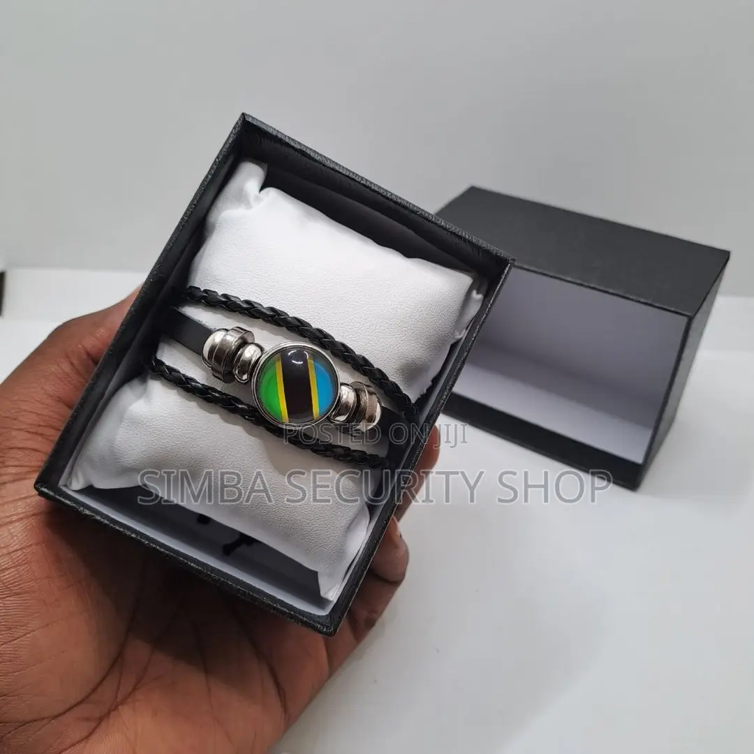Tanzania Flag Bracelet Tanzanian Bangle Wristband Safari Gift National