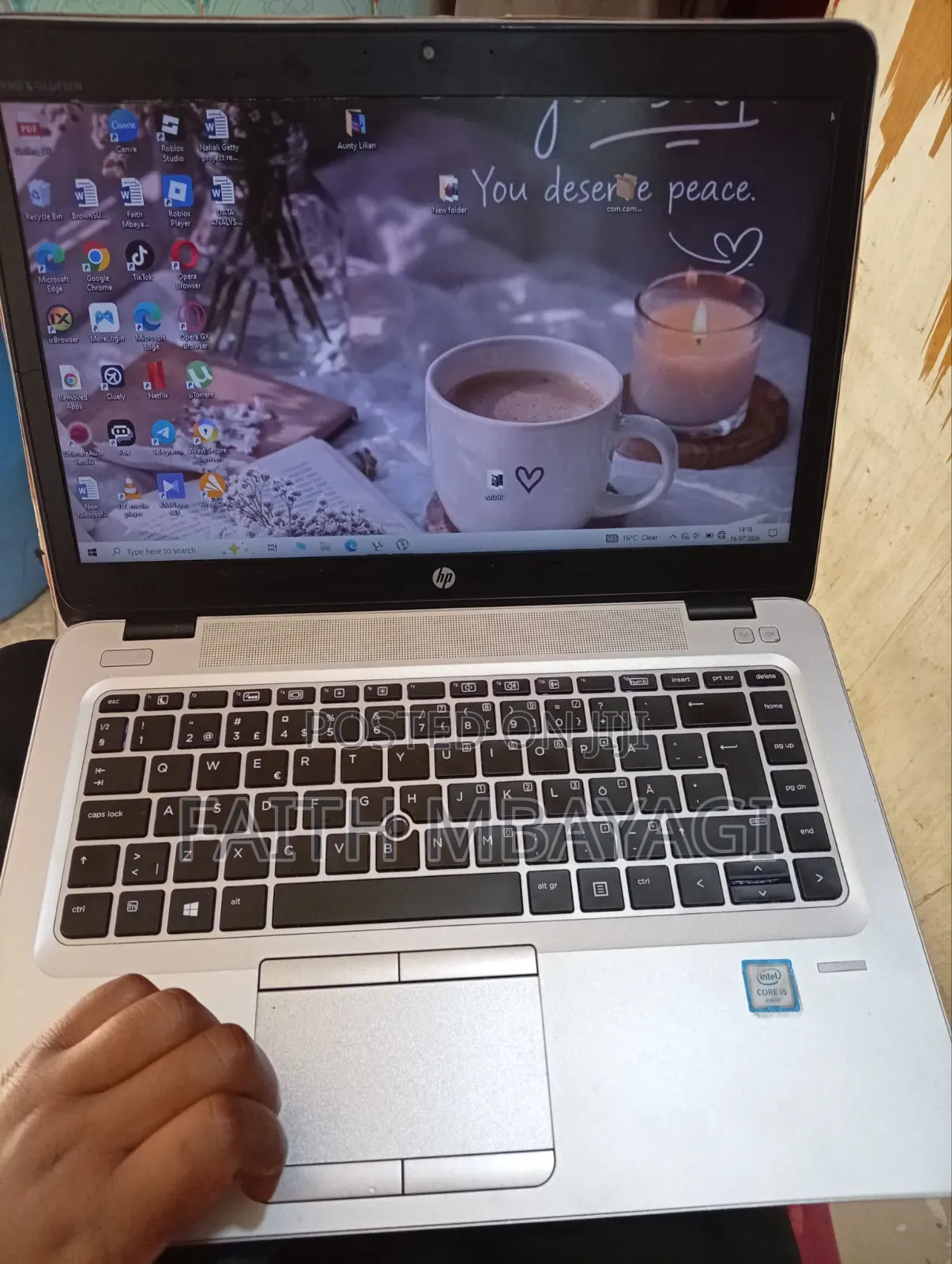 Laptop HP EliteBook 840 G3 8GB Intel Core i5 SSD 256GB