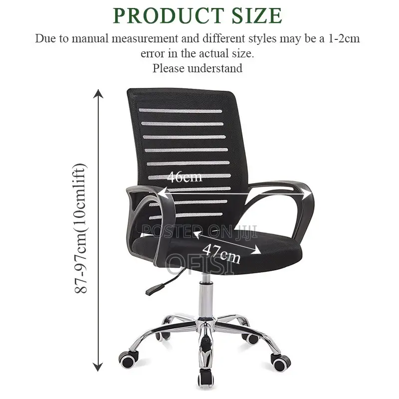 Office Chair; Strong Mesh Ergonomic Office Chair