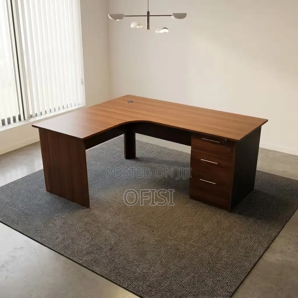 Office Desk; 120CM L-Shaped Office Desk