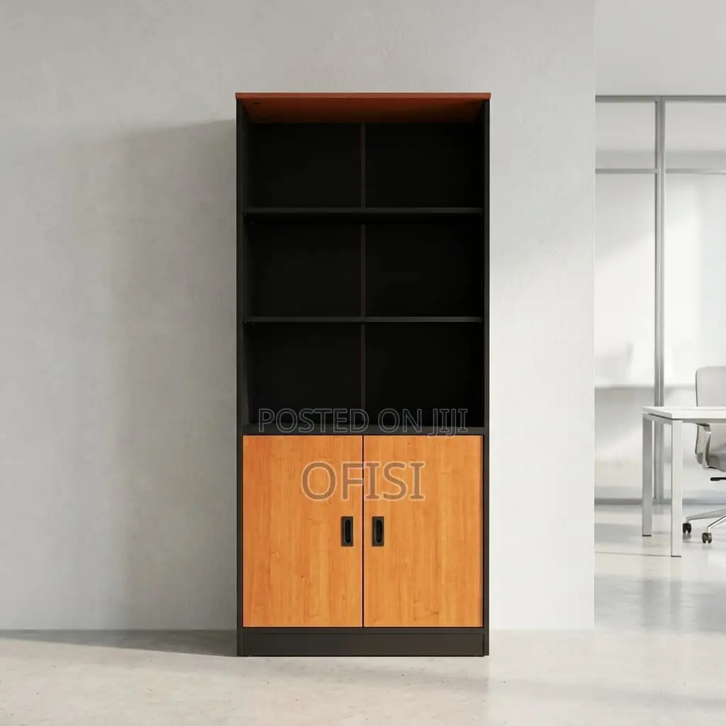 Bookshelf; Modern Wooden Display Home Office Bookshelf