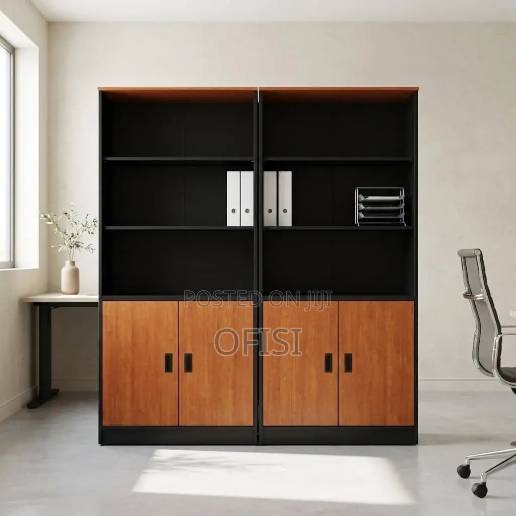 Bookshelf; Modern Wooden Display Home Office Bookshelf