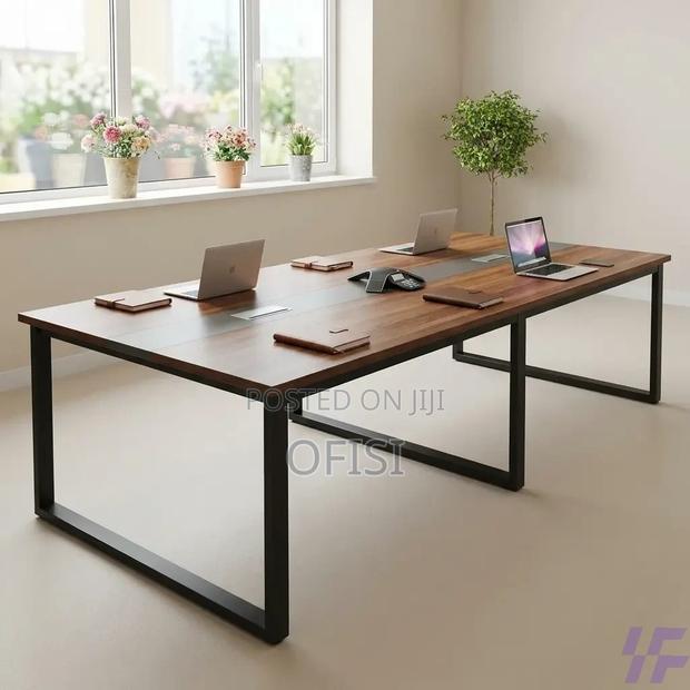 Boardroom Table; 240x120cm Meeting Wooden Table - thumbnail 2