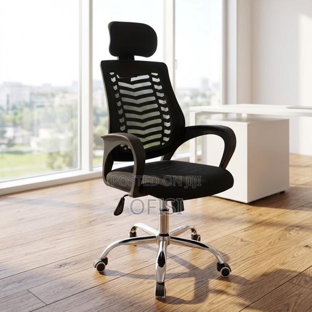 Office Chair; Swivel Headrest Office Seat - thumbnail 7