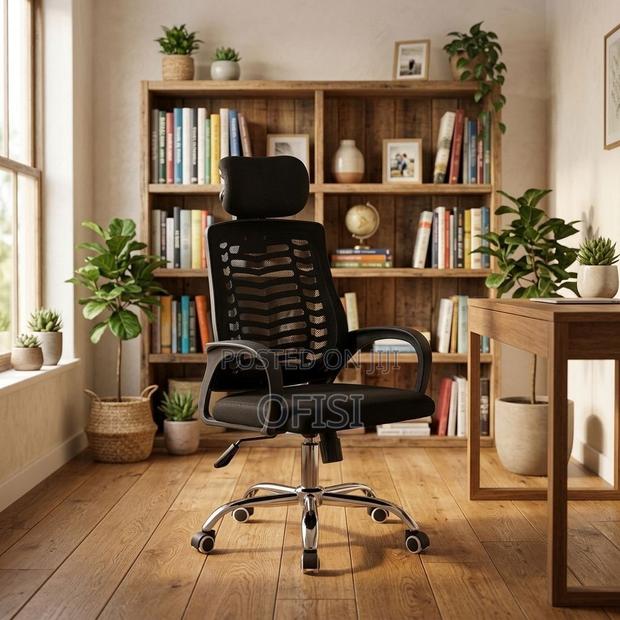 Office Chair; Swivel Headrest Office Seat - thumbnail 9