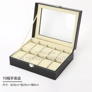 12 Watches Black Watch Organizer