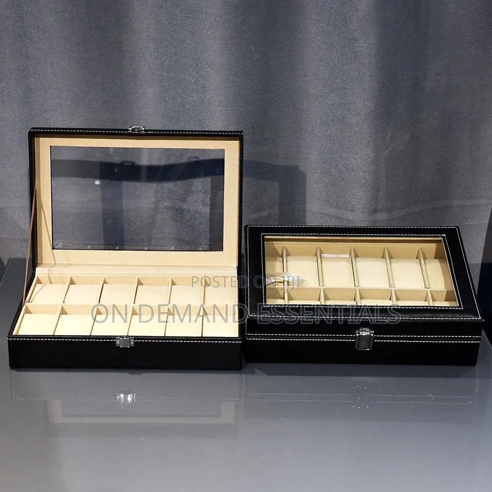 12 Watches Black Watch Organizer
