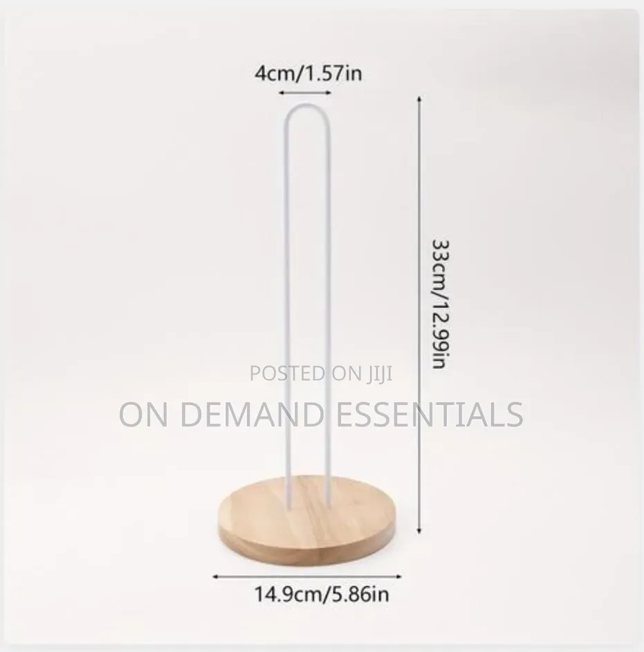 Wooden Base Serviette Holder - Available in Black, White