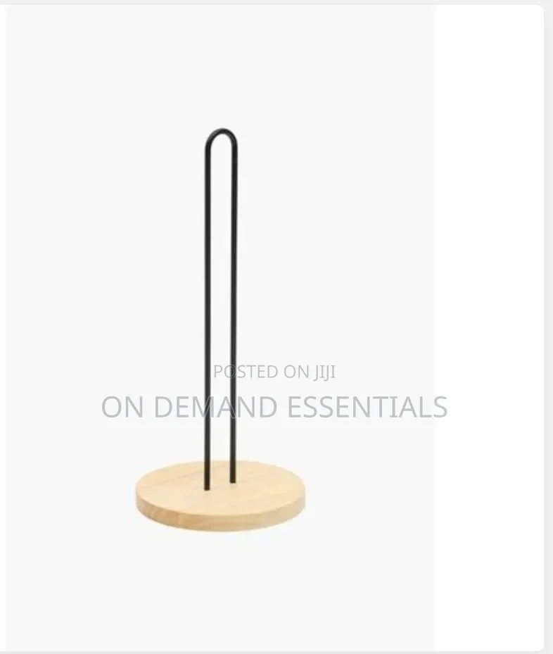 Wooden Base Serviette Holder - Available in Black, White