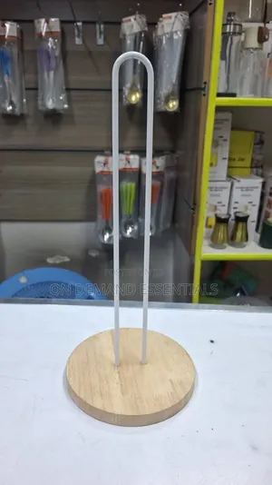 Wooden Base Serviette Holder - Available in Black, White