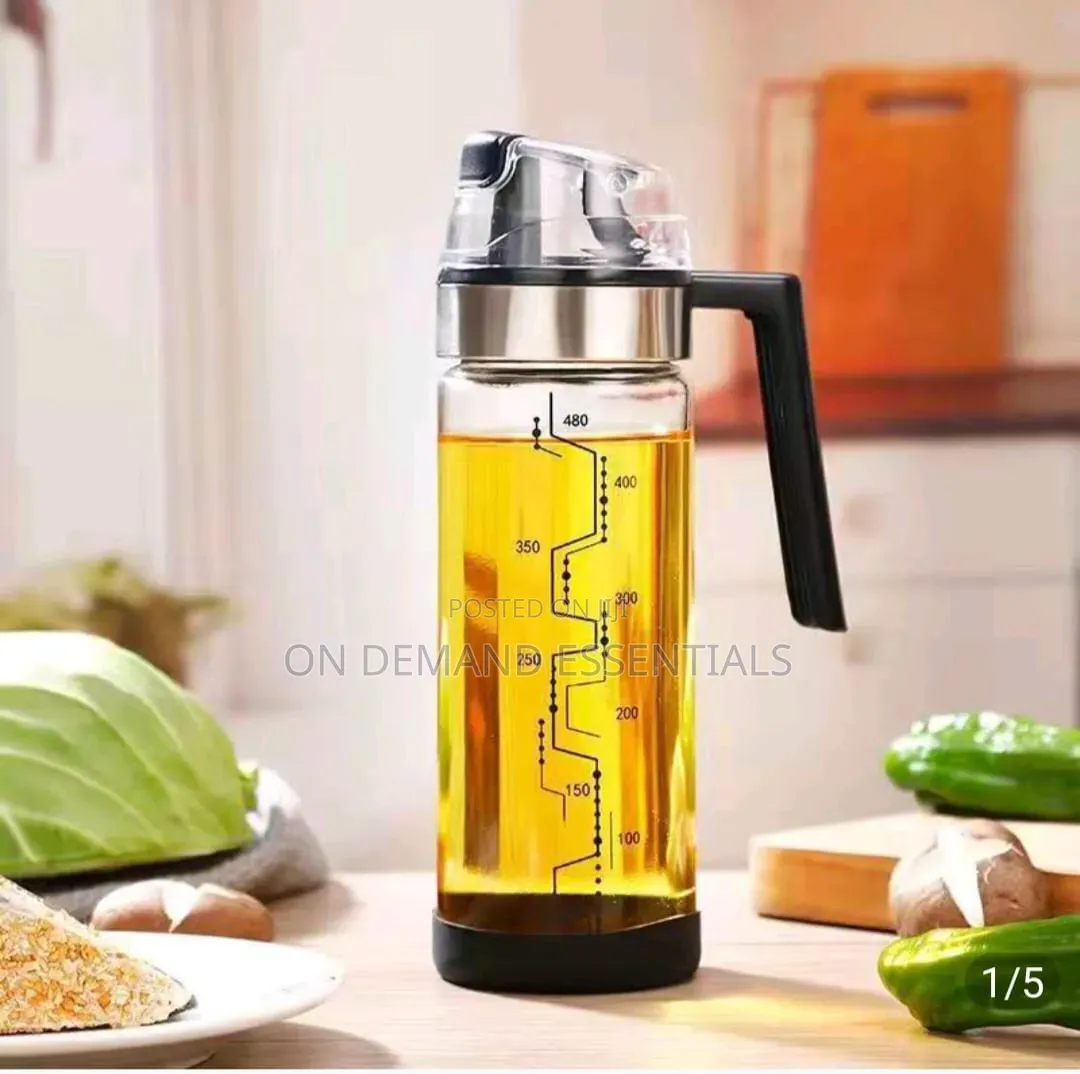 500ml Silver Cap Oil Dispenser