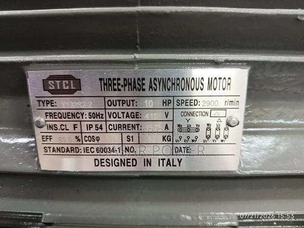 10hp STCL Electric Motor 3 Phase. - thumbnail 3