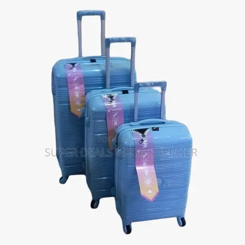 Luxurious 3 in 1 Unbreakable Rubber Suitcase Briefcase Travel Bags