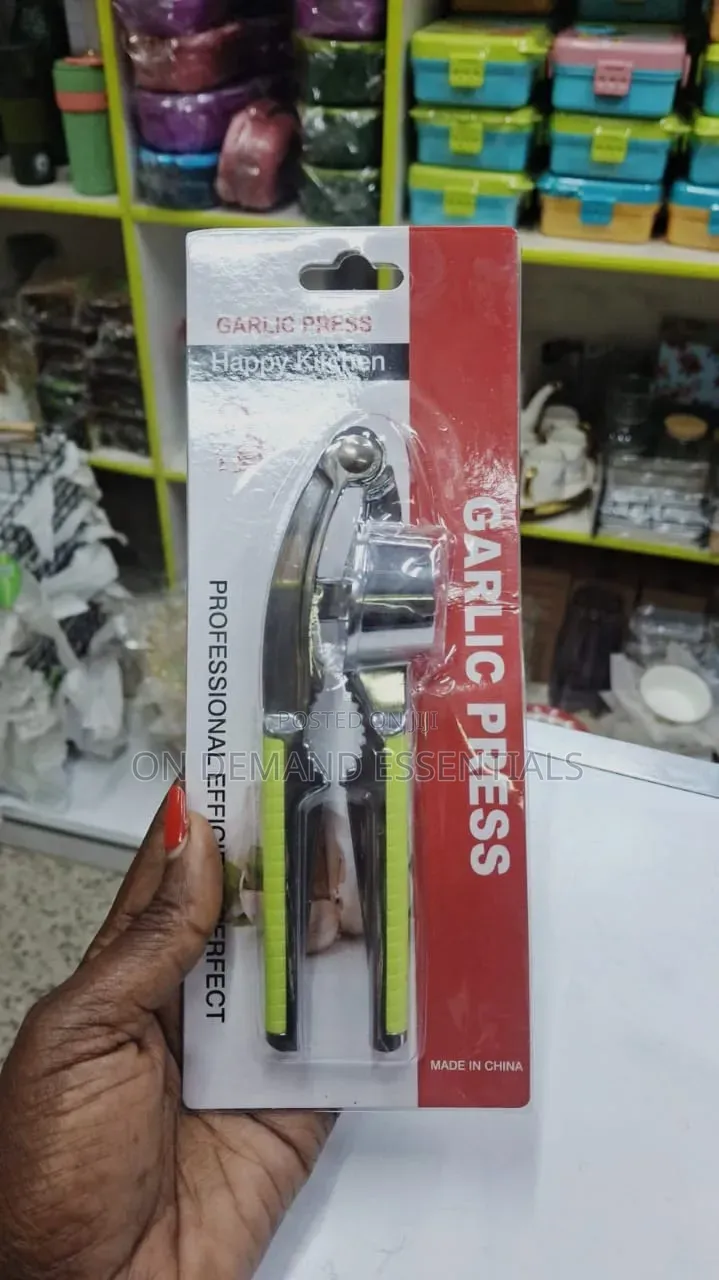 Stainless Steel Garlic Press