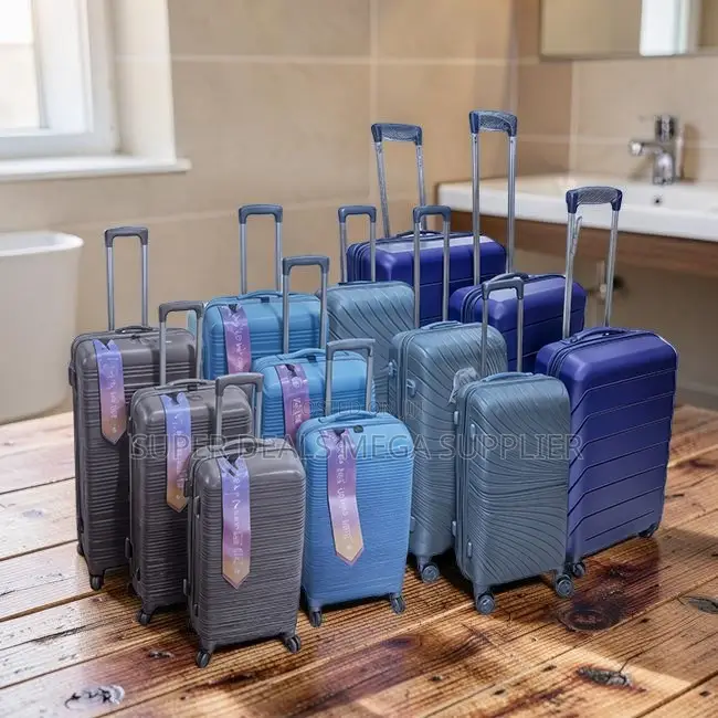 Water Proof 3 in 1 Unbreakable Rubber Suitcase Briefcase Travel Bags