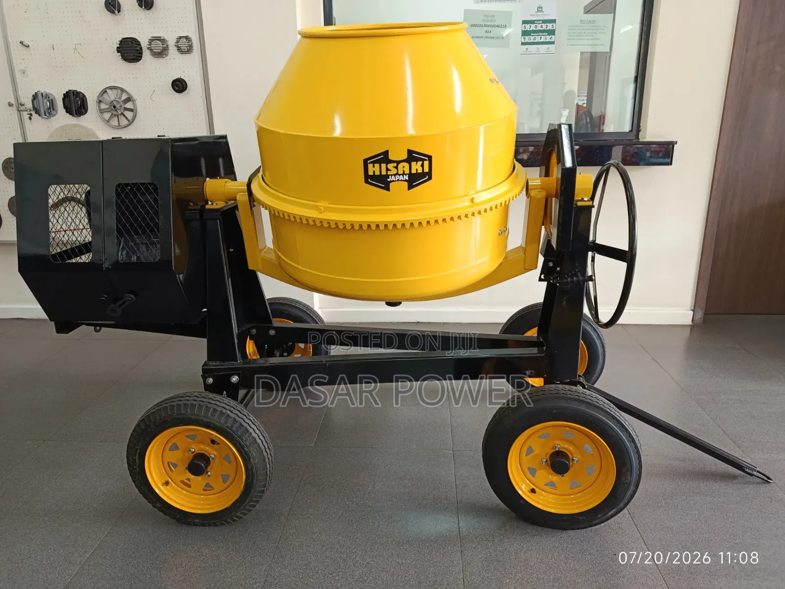 500litres Concrete Mixer, Hisaki Japan