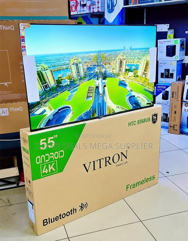 Stunning Smart Connected Vitron 55 Inch Smart Android LED TV