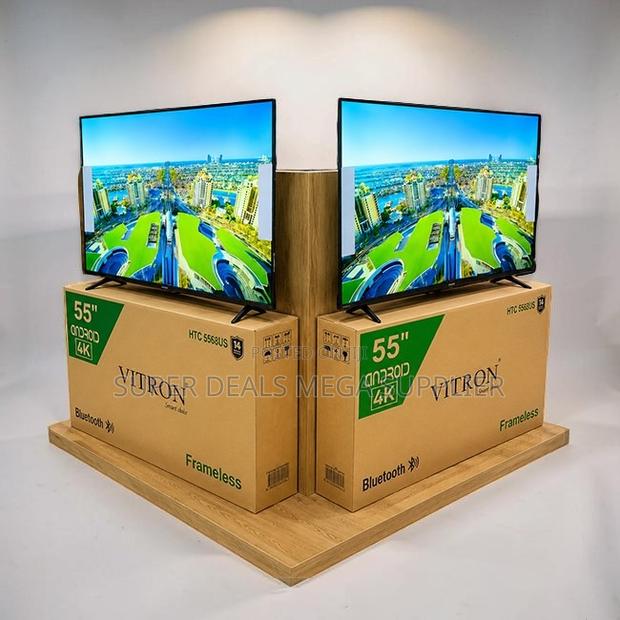 Crystal-Clear Display Vitron 55 Inch Smart Android LED TV