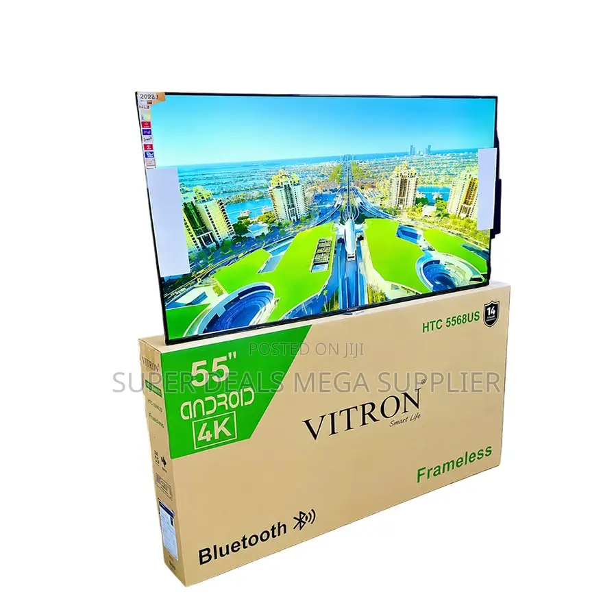 Cinematic UHD Premium Vitron 55 Inch Smart Android LED TV