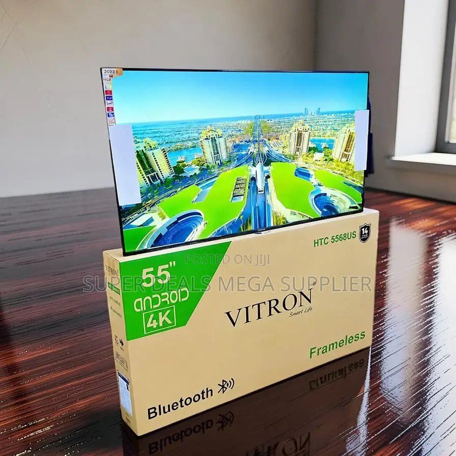Ultra-Modern Smart Connected Vitron 55 Inch Smart Android LED TV