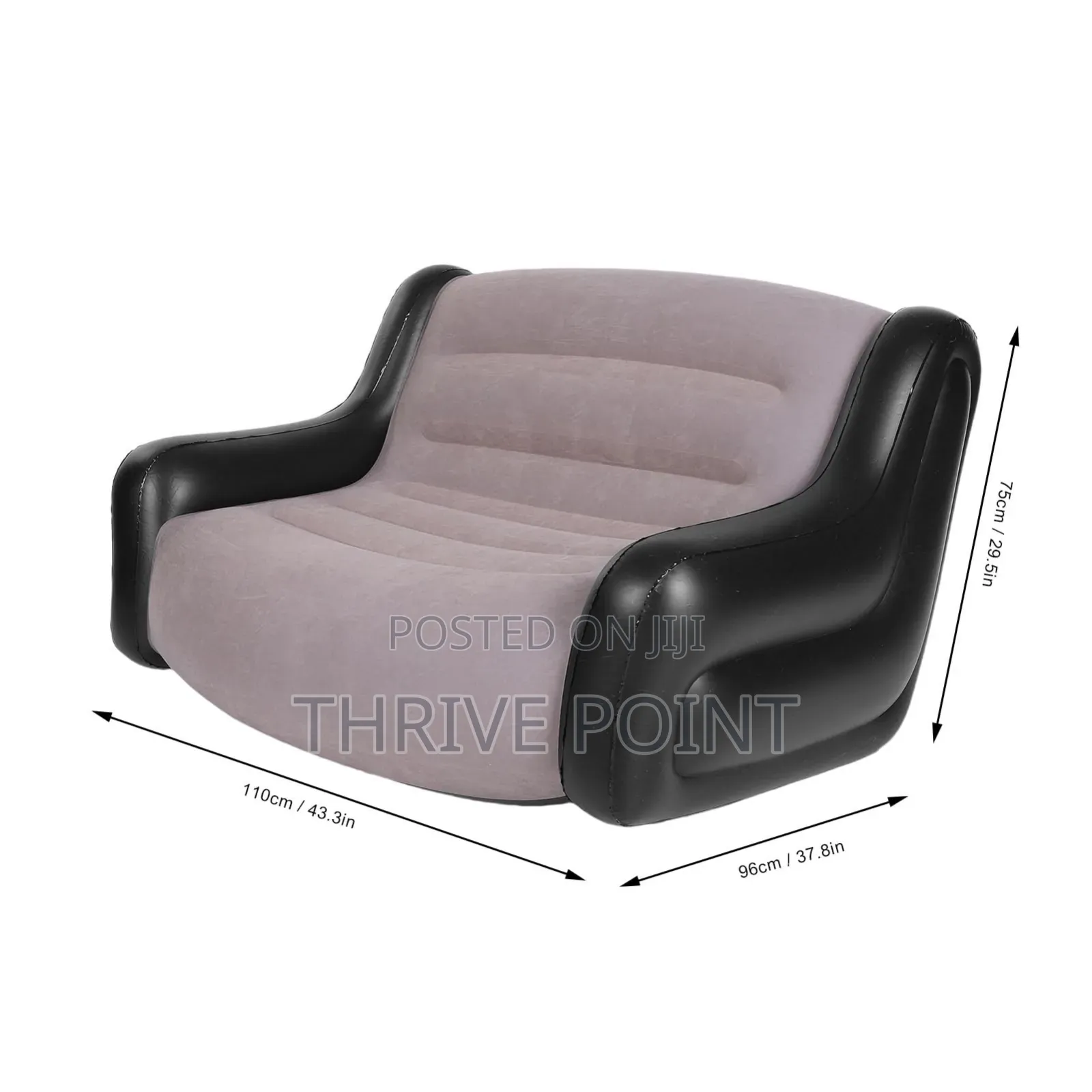 Leedsooy Single Size 96*88*75cm Inflatable Sofa Manual Pump