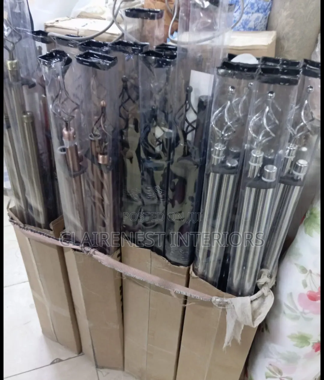 Durable and Stylish 3m Double Adjustable Window Curtain Rods