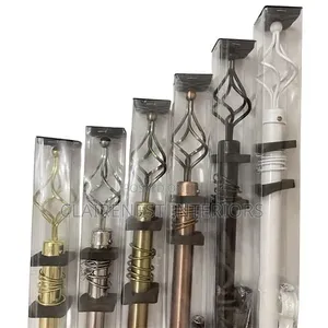 Durable and Stylish 3m Double Adjustable Window Curtain Rods