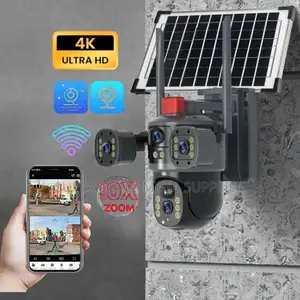 Full Color Night Vision 20MP 4G PTZ Dual Three Triple Lens SolarCamera