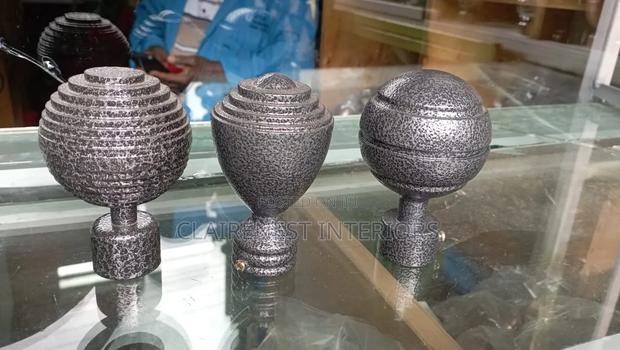 Grey and Black Coated Different Design End Flowers - main view
