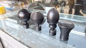 Grey and Black Coated Different Design End Flowers