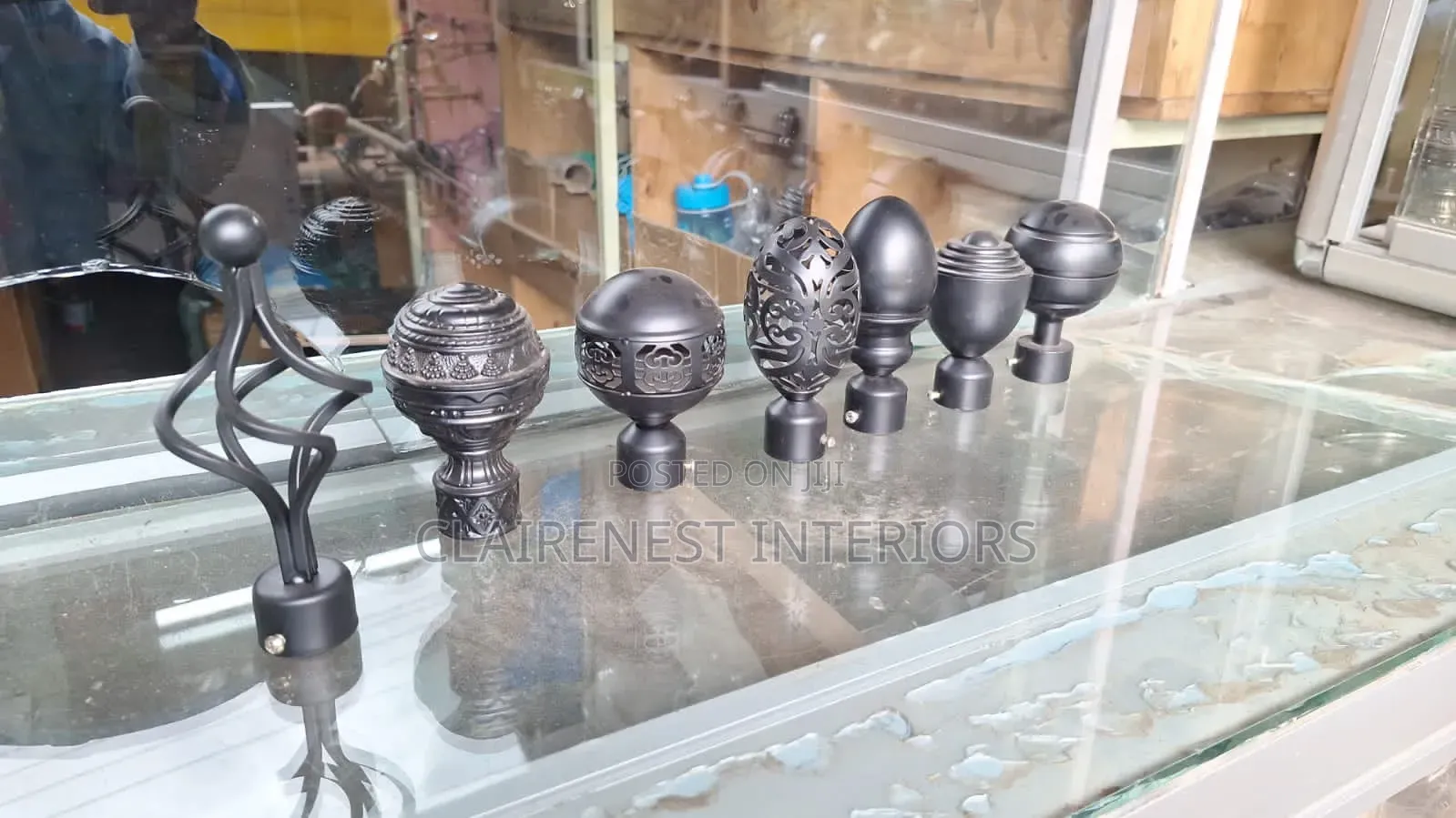 Built to Last, Eng Flowers for Powder Coated Curtain Rods