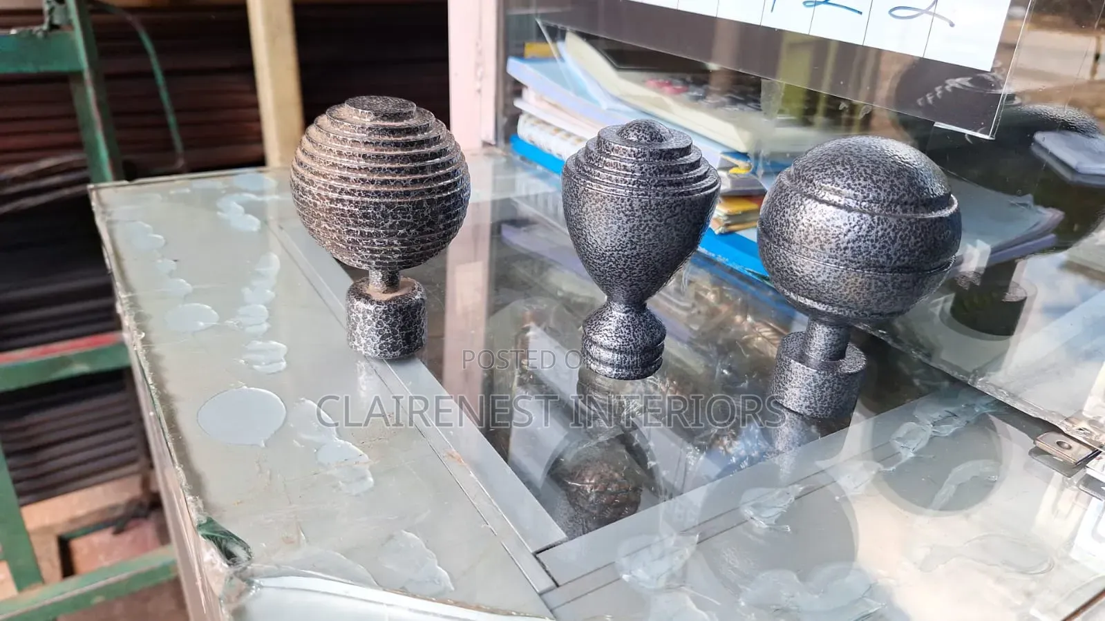 Built to Last, Eng Flowers for Powder Coated Curtain Rods