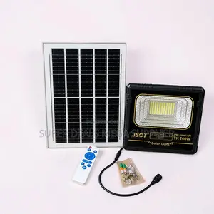 200W Solar Flood Light With High-Efficiency Solar Panel and Remote