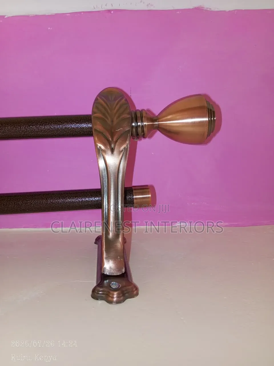 Stylish and Strong Double Powder Coated Curtain Rods