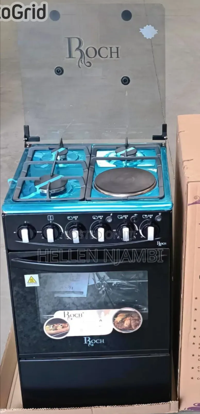 Roch Black 50×55 Standing 3+1 Cooker