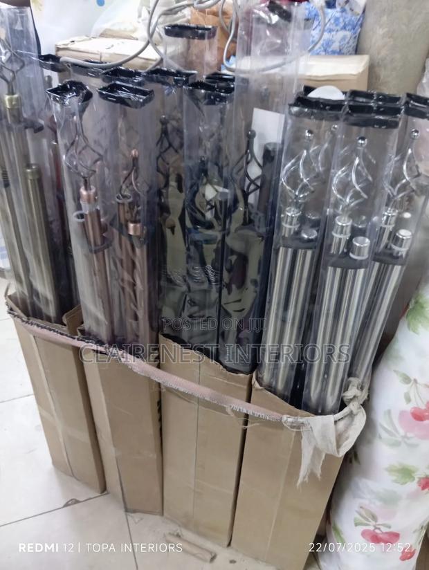 3m Double Perfect Finish Adjustable Window Curtain Rods - thumbnail 2
