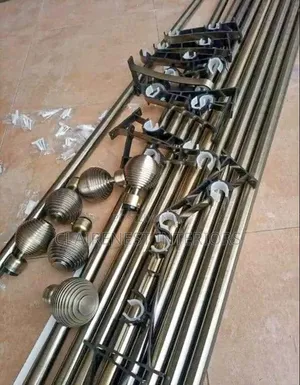 Window Upgrade With Powder Coated Window Curtain Rods