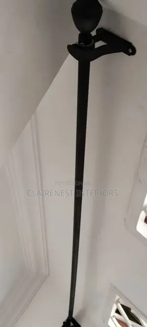 Window Upgrade With Powder Coated Window Curtain Rods