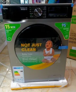 Syinix New Model 8kgs Front Load Washing Machine.