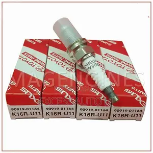 Denso Spark Plug K16r-U11 (90919-01164) Pack of 4 for Toyota Vitz