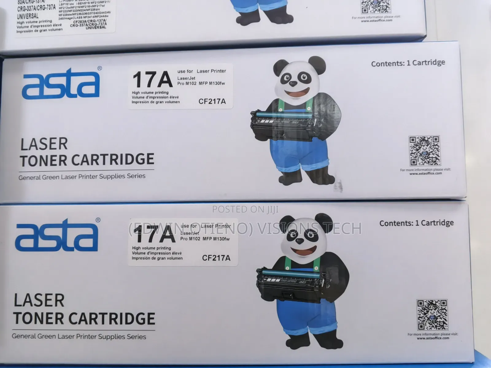 HP Cf217a (HP 17a) Asta Brand Toner