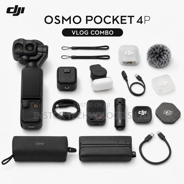 DJI Osmo Pocket 4P Vlog Combo Gimbal Camera
