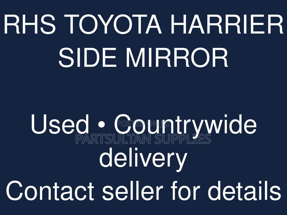RHS Toyota Harrier Side Mirror