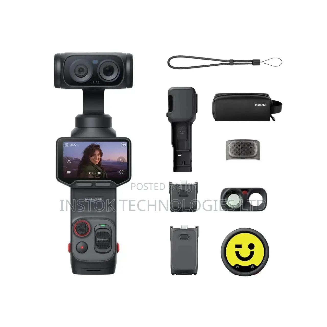 Insta360 Luna Ultra Vlogging Camera With Dual Leica Lenses 12× Zoom