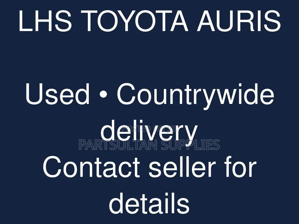 LHS Toyota Auris