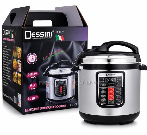 Dessini 6L Electric Pressure Cooker 10-in-1 – 1000W