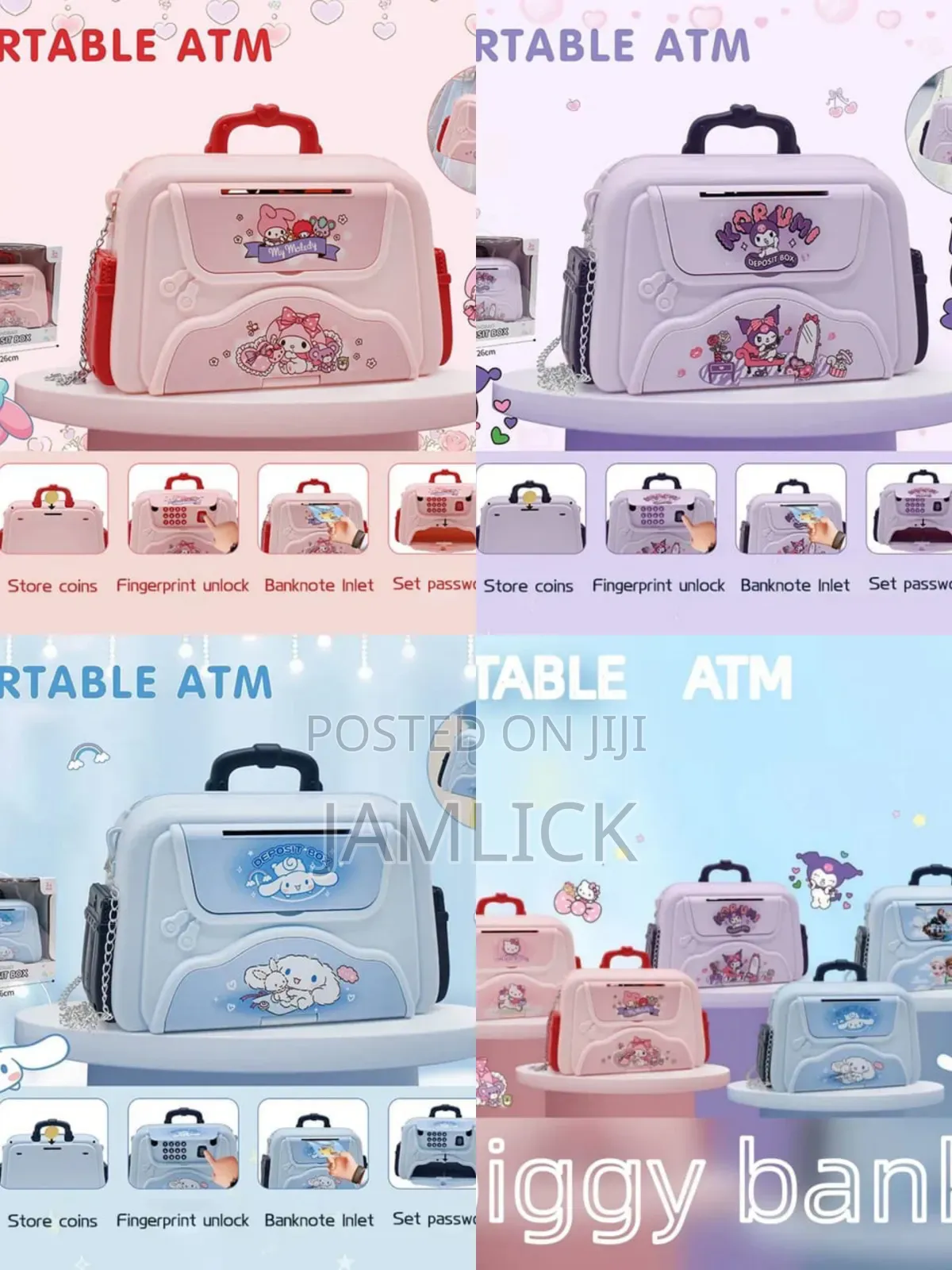 Kids Handbag ATM Money Box –Hk