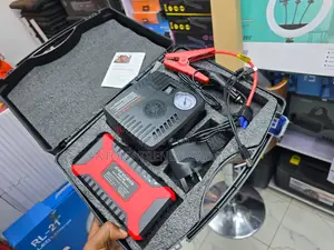 Multi-Function 12V Jump Starter Kit With Tire Inflator